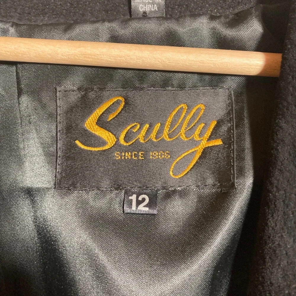 Scully Western Black Suede Fringe Concho Jacket Womens 12 Cropped Bolero Leather - Picture 5 of 8